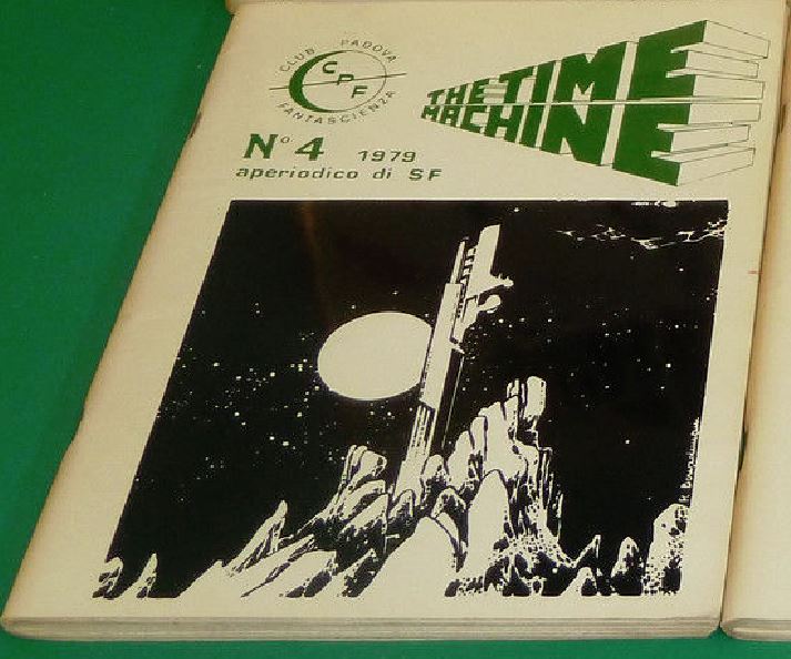 TIME MACHINE magazine side cover Issue 4  1979