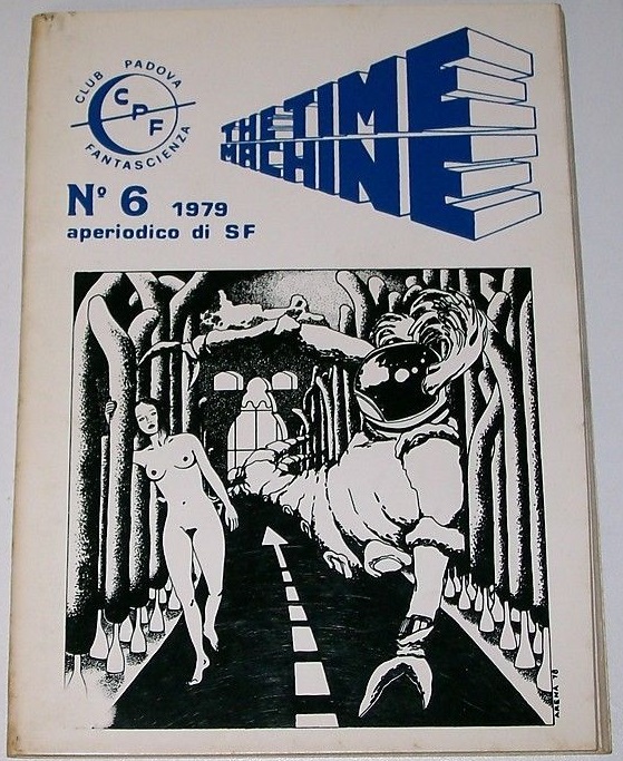 TIME MACHINE magazine side cover Issue 6  1979