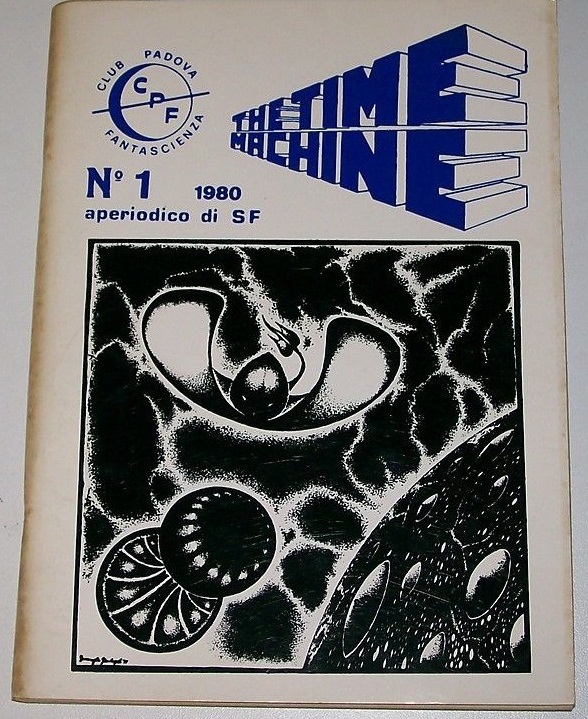 TIME MACHINE magazine side cover Issue 1  1980