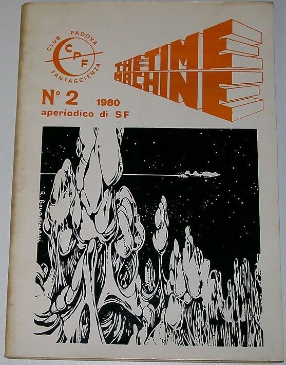 TIME MACHINE magazine side cover Issue 2  1980
