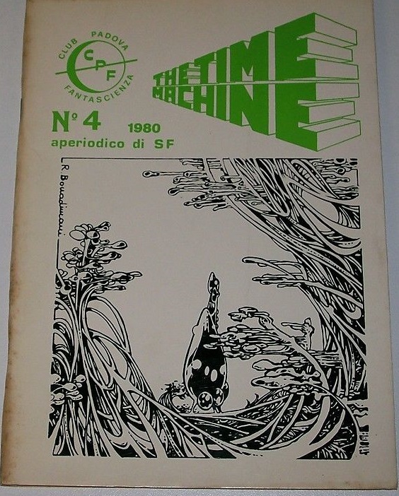 TIME MACHINE magazine side cover Issue 4  1980