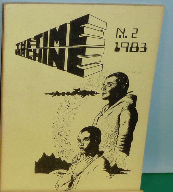 TIME MACHINE magazine side cover Issue 2  1983