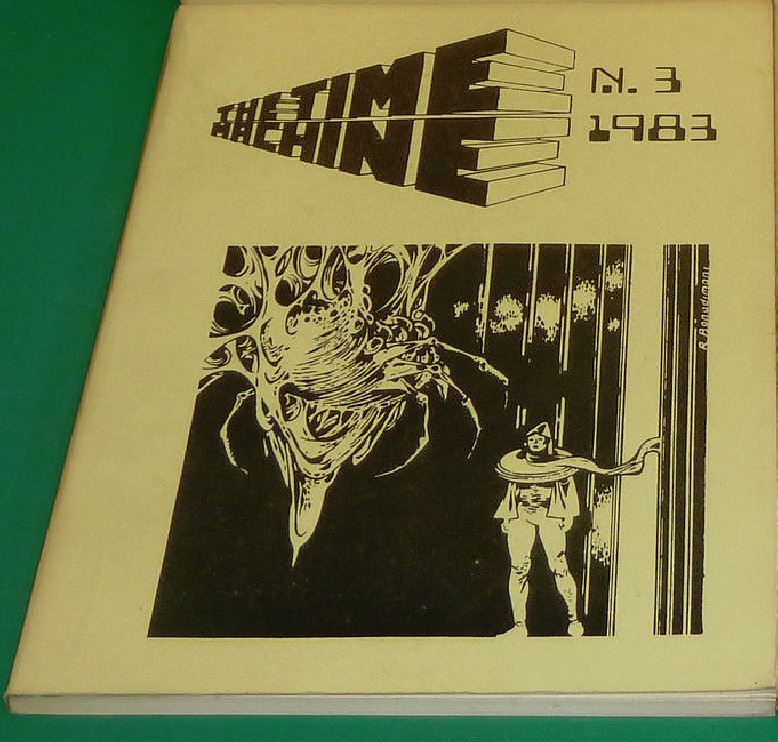 TIME MACHINE magazine side cover Issue 3  1983