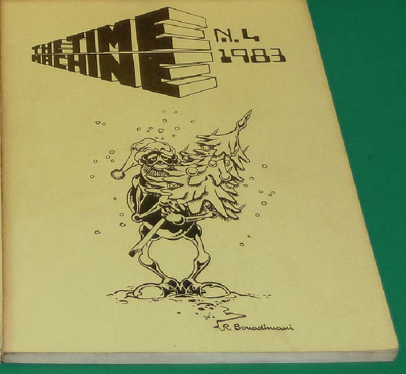 TIME MACHINE magazine side cover Issue 4  1983
