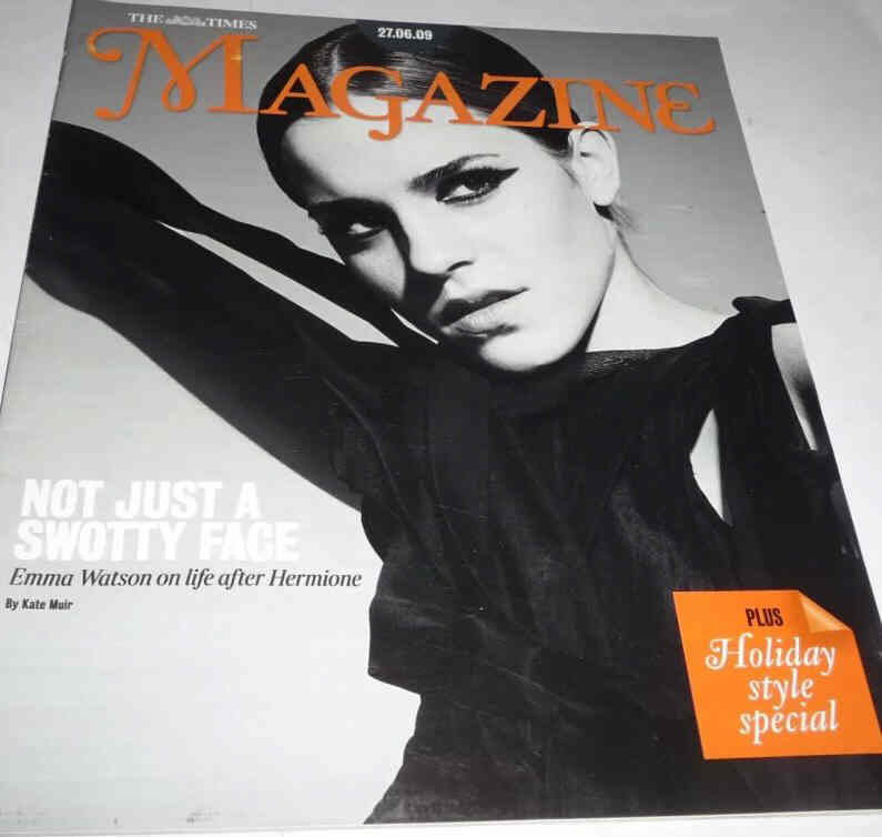 SUNDAY TIMES MAGAZINE|THE magazine side cover 27 June 2009