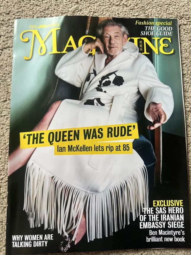 SUNDAY TIMES MAGAZINE|THE magazine side cover 7 September 2024
