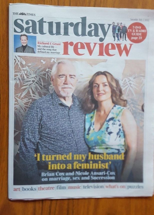 TIMES SATURDAY REVIEW magazine side cover 2 July 2022