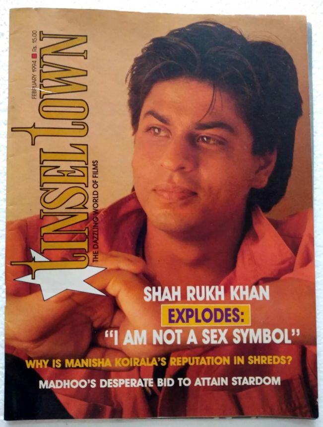 TINSEL TOWN magazine side cover  February 1994