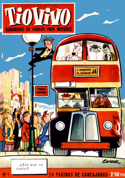 TIO VIVO magazine side cover Issue 1 13 June 1957