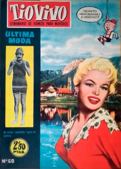 TIO VIVO magazine side cover Issue 60 20 August 1958
