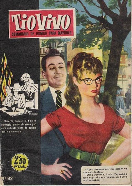 TIO VIVO magazine side cover Issue 63 10 September 1958