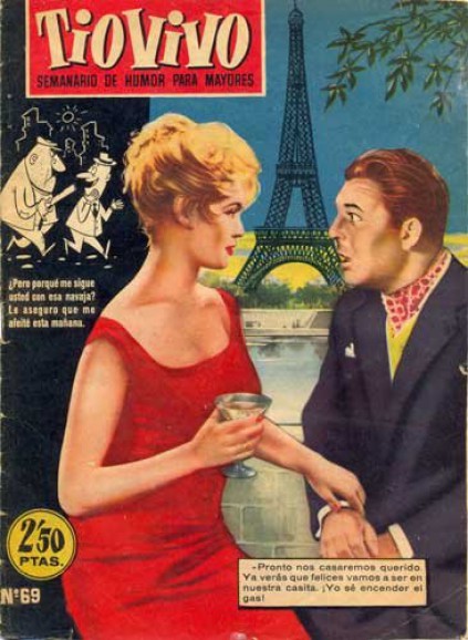 TIO VIVO magazine side cover Issue 69 21 September 1958