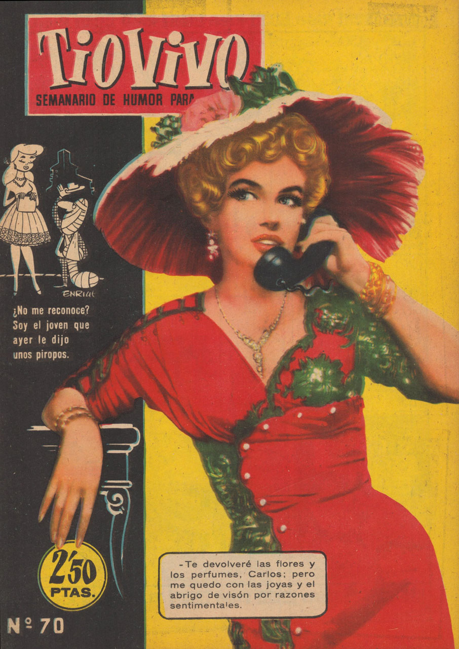 TIO VIVO magazine side cover Issue 70 29 October 1958