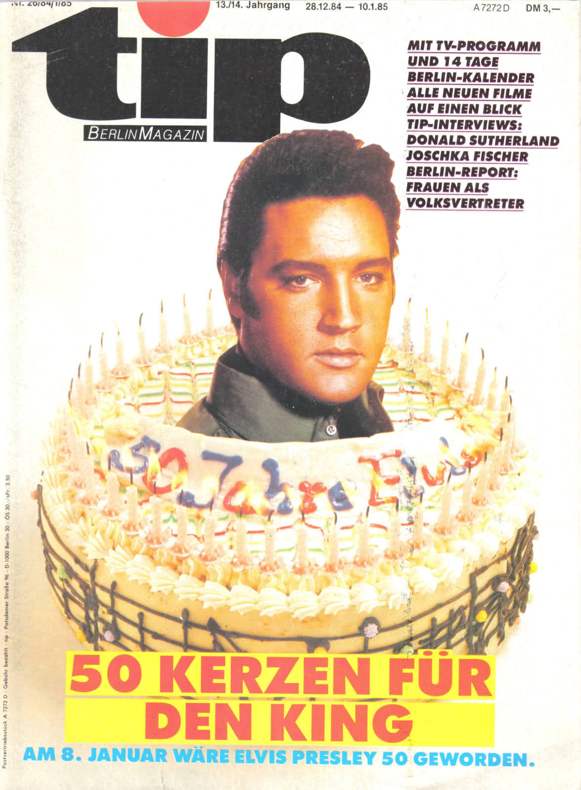 TIP MAGAZIN magazine side cover 28 December 1984