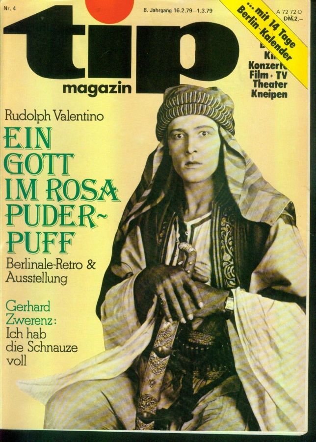 TIP MAGAZIN magazine side cover Issue 4 16 February 1979