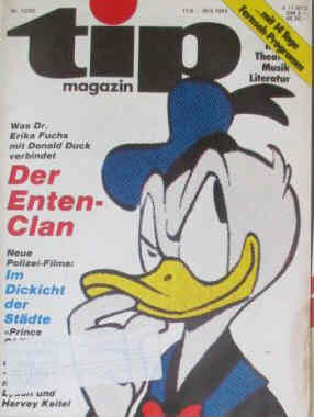 TIP MAGAZIN magazine side cover Issue 13 17 June 1983
