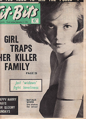 TITBITS magazine side cover 5 September 1964