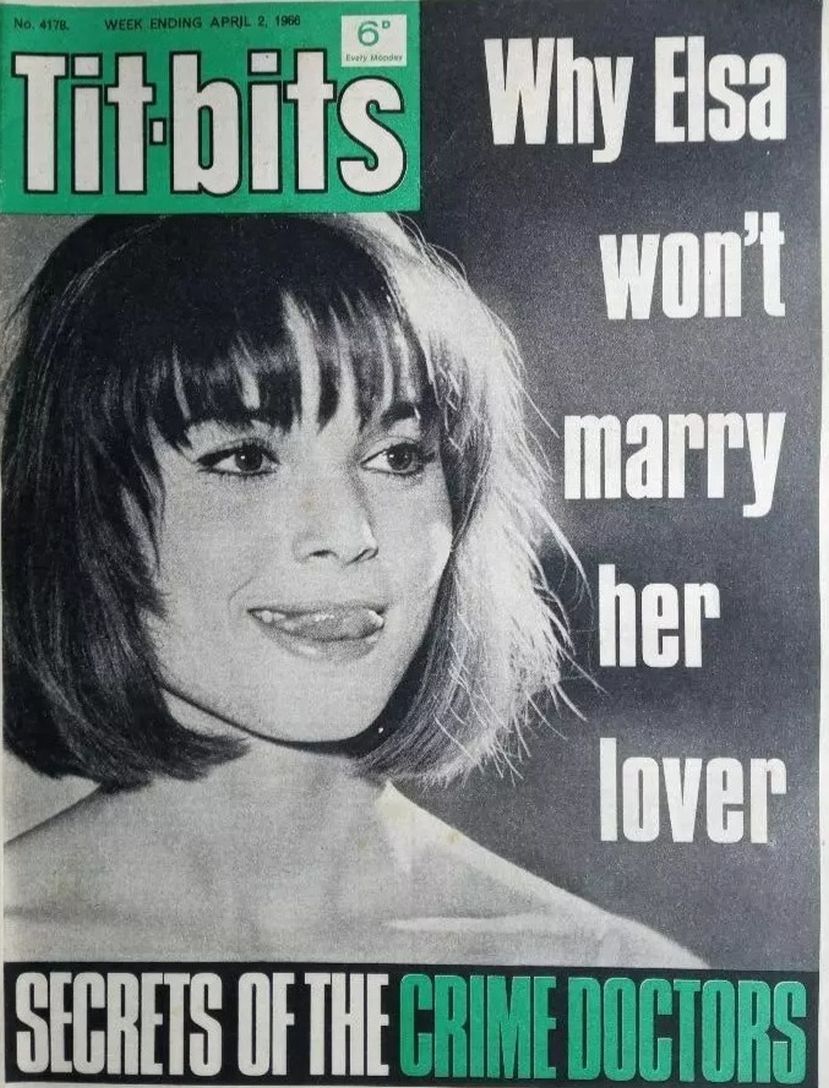 TITBITS magazine side cover Issue 4178 2 April 1966
