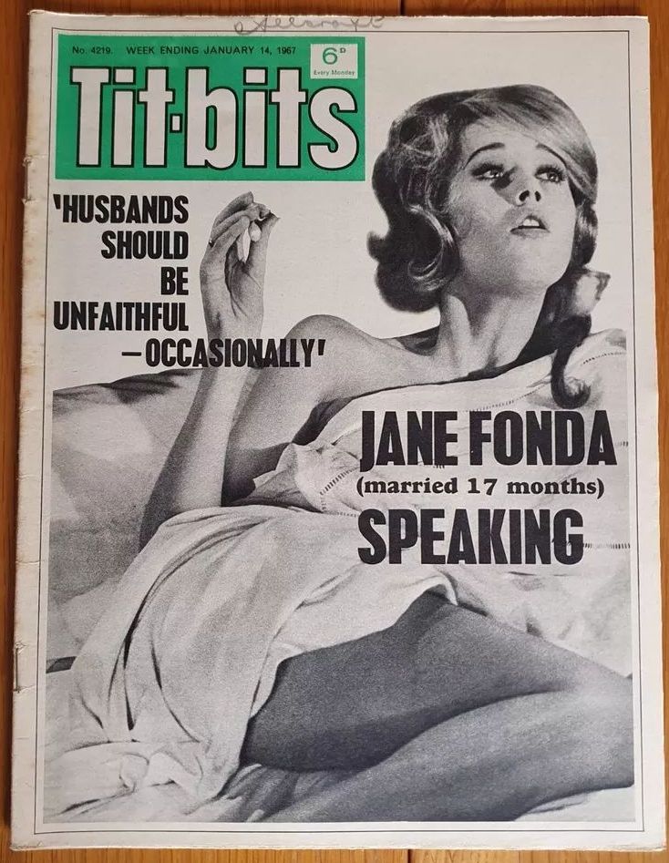 TITBITS magazine side cover Issue 4219 14 January 1967