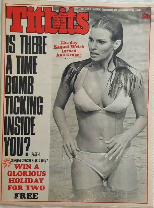 TITBITS magazine side cover Issue 4321 28 December 1968
