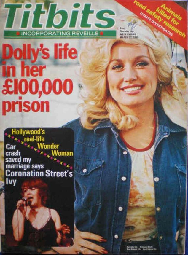 TITBITS magazine side cover 22 March 1980