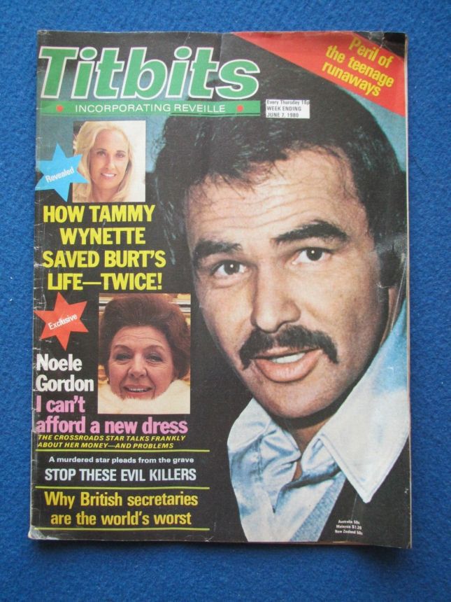 TITBITS magazine side cover 7 June 1980