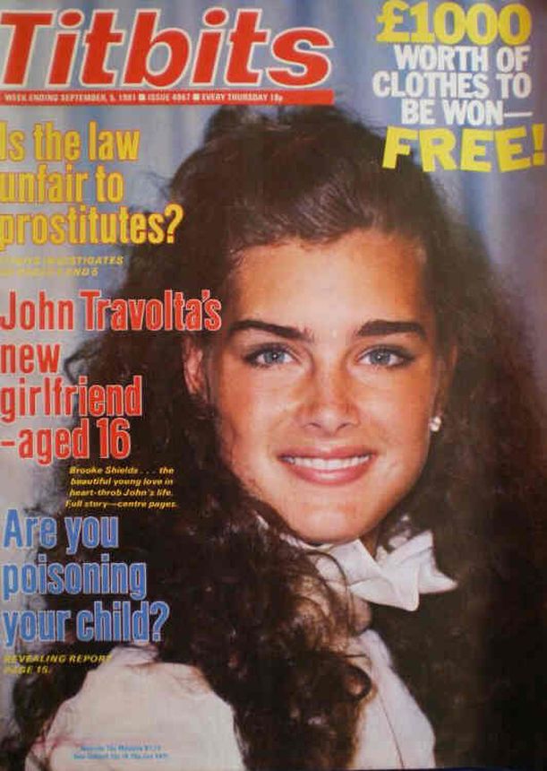 TITBITS magazine side cover Issue 4967 5 September 1981