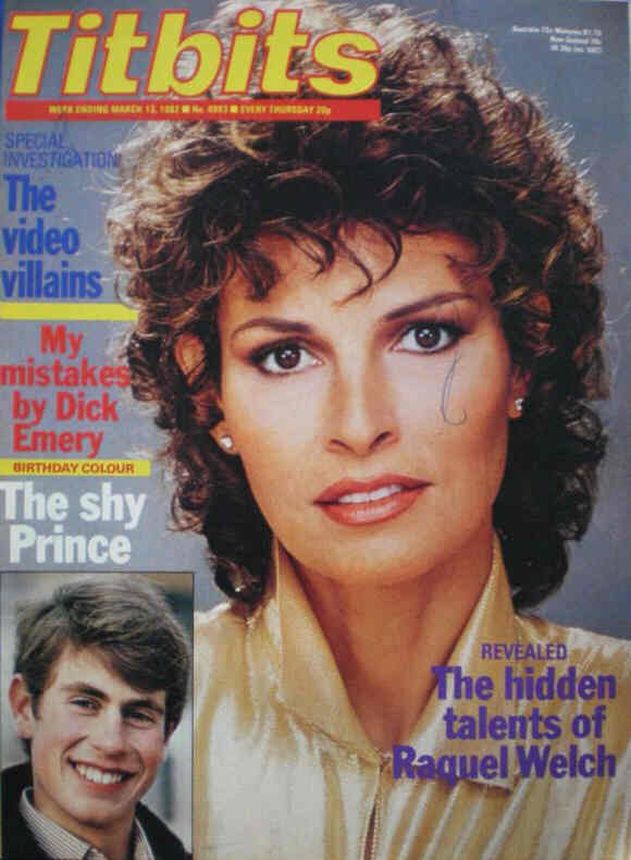 TITBITS magazine side cover Issue 4993 13 March 1982