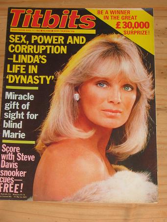 TITBITS magazine side cover 17 April 1982