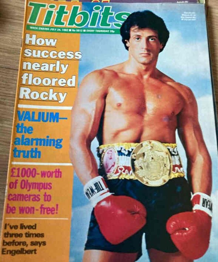 TITBITS magazine side cover Issue 5012 24 July 1982