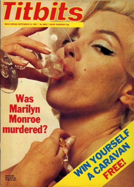 TITBITS magazine side cover 25 September 1982