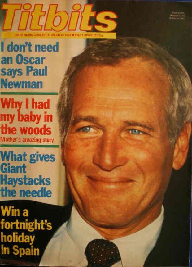 TITBITS magazine side cover Issue 5034 8 January 1983