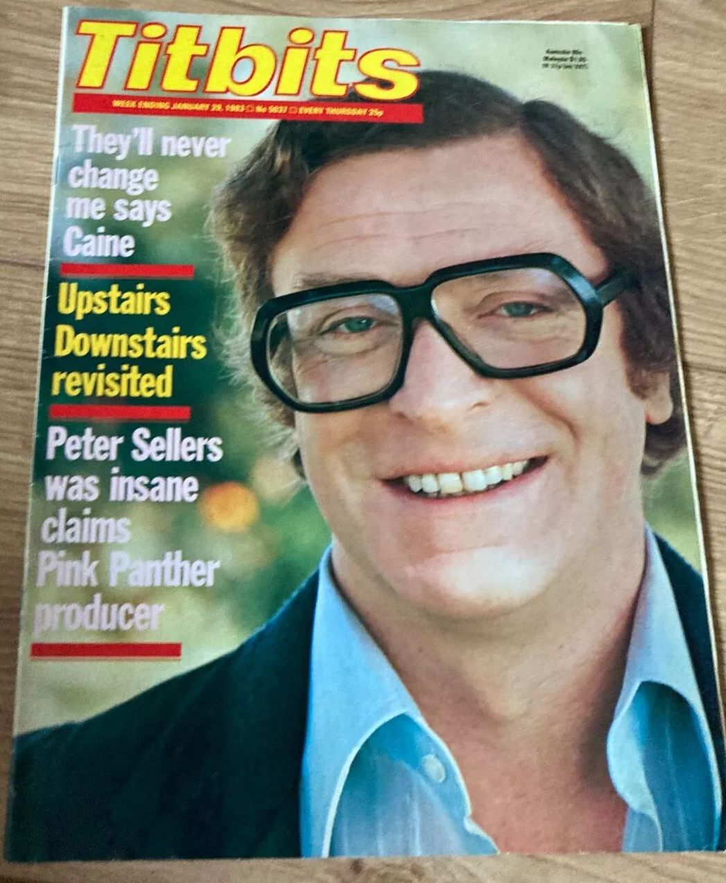 TITBITS magazine side cover Issue 5037 29 January 1983