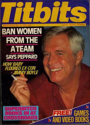 TITBITS magazine side cover 12 May 1984