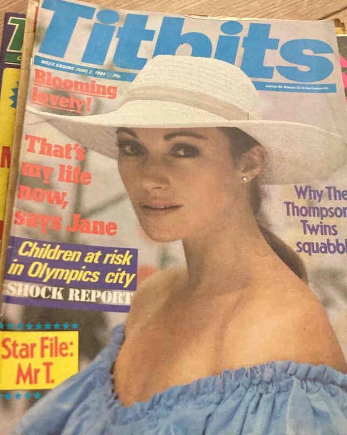 TITBITS magazine side cover 2 June 1984