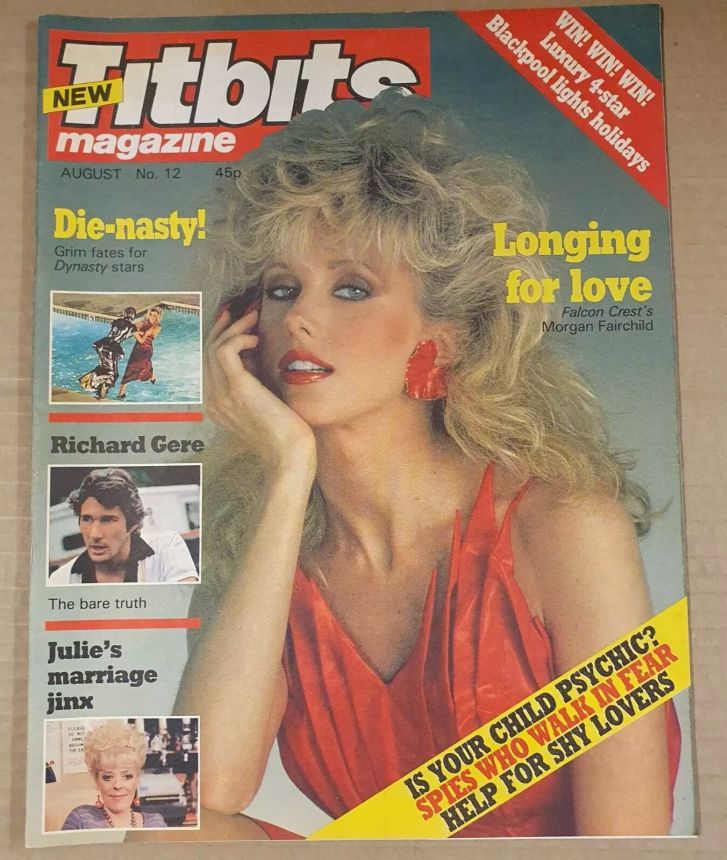TITBITS magazine side cover Issue 12  August 1985