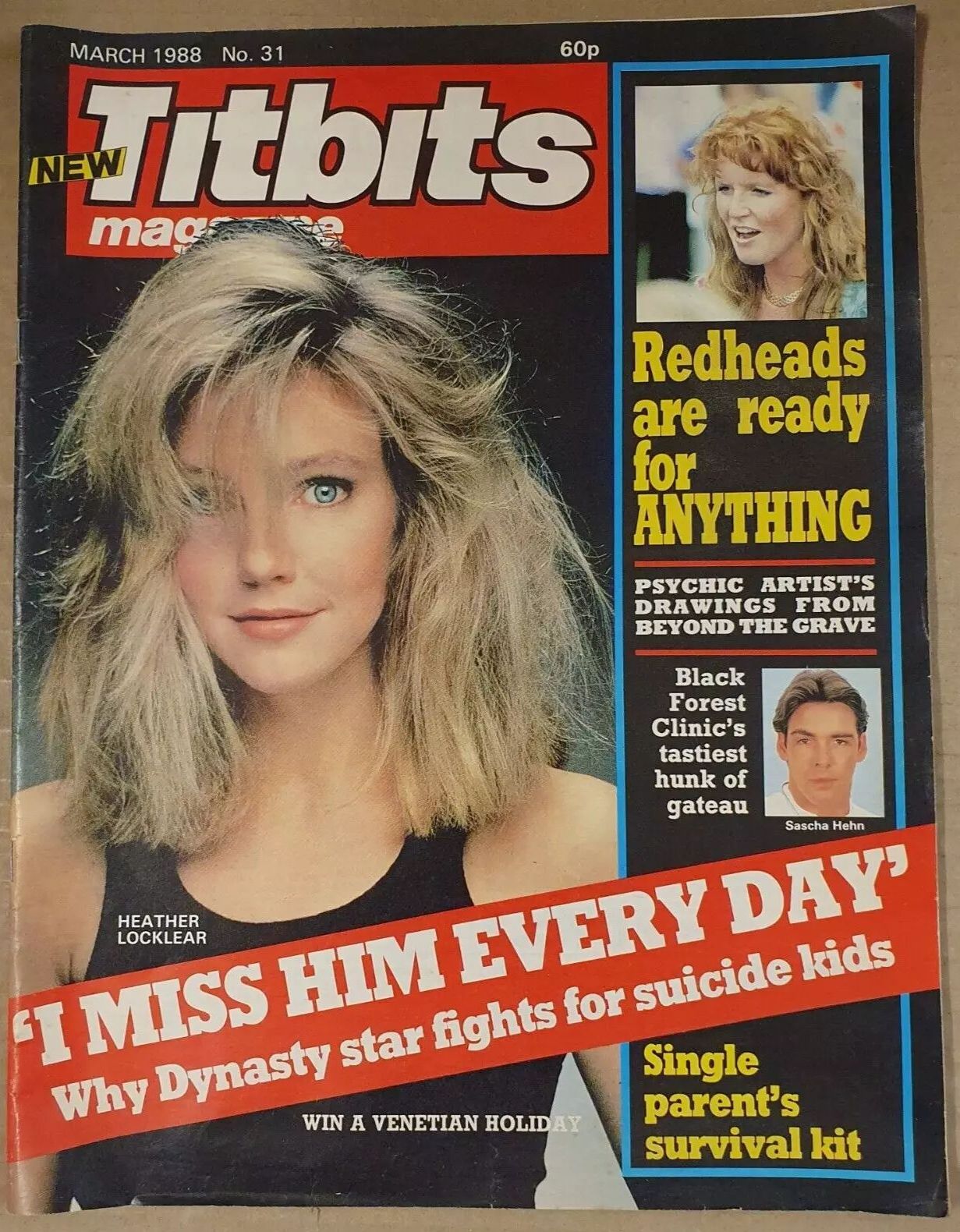 TITBITS magazine side cover Issue 31  March 1988