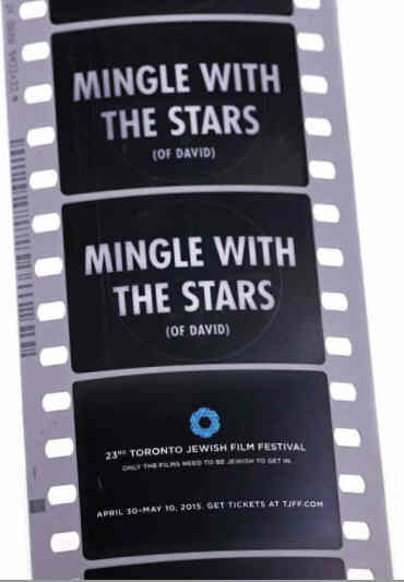 TORONTO JEWISH FILM FESTIVAL PROGRAM magazine side cover Issue 23  2015