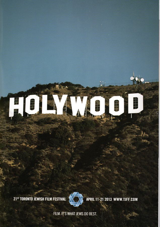 TORONTO JEWISH FILM FESTIVAL PROGRAM magazine side cover Issue 21  2013
