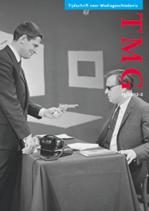 TIJDSCHRIFT VOOR MEDIAGESCHIEDENIS magazine side cover Issue 15  2012