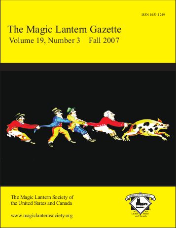 MAGIC LANTERN GAZETTE magazine side cover Fall 2007