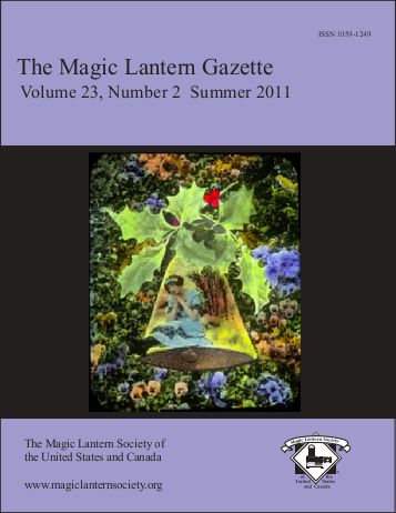 MAGIC LANTERN GAZETTE magazine side cover Summer 2011