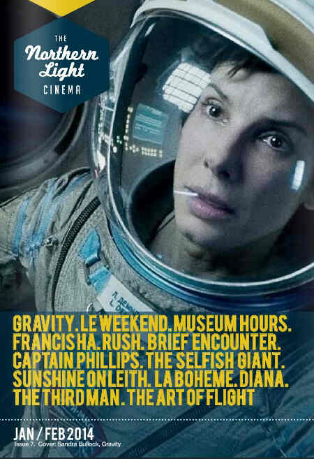 NORTHERN LIGHT CINEMA magazine side cover Issue 7 January/February 2014