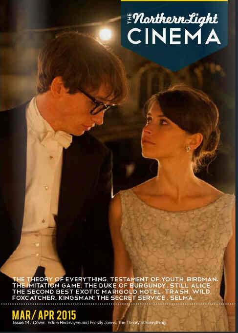 NORTHERN LIGHT CINEMA magazine side cover Issue 14 March/April 2015