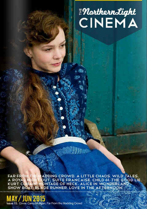 NORTHERN LIGHT CINEMA magazine side cover Issue 15 May/June 2015