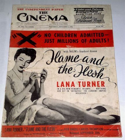 TODAYS CINEMA magazine side cover ? September 1954