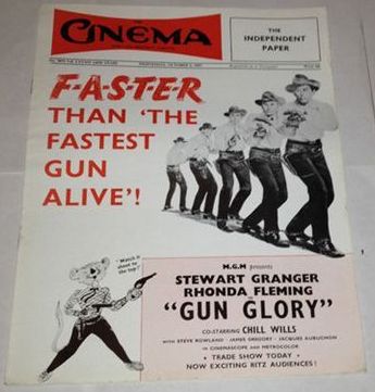 TODAYS CINEMA magazine side cover ? October 1954