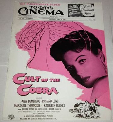 TODAYS CINEMA magazine side cover ? April 1955
