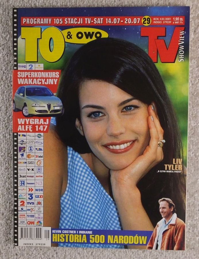TO AND OWO TV magazine side cover Issue 29 14 July 2001