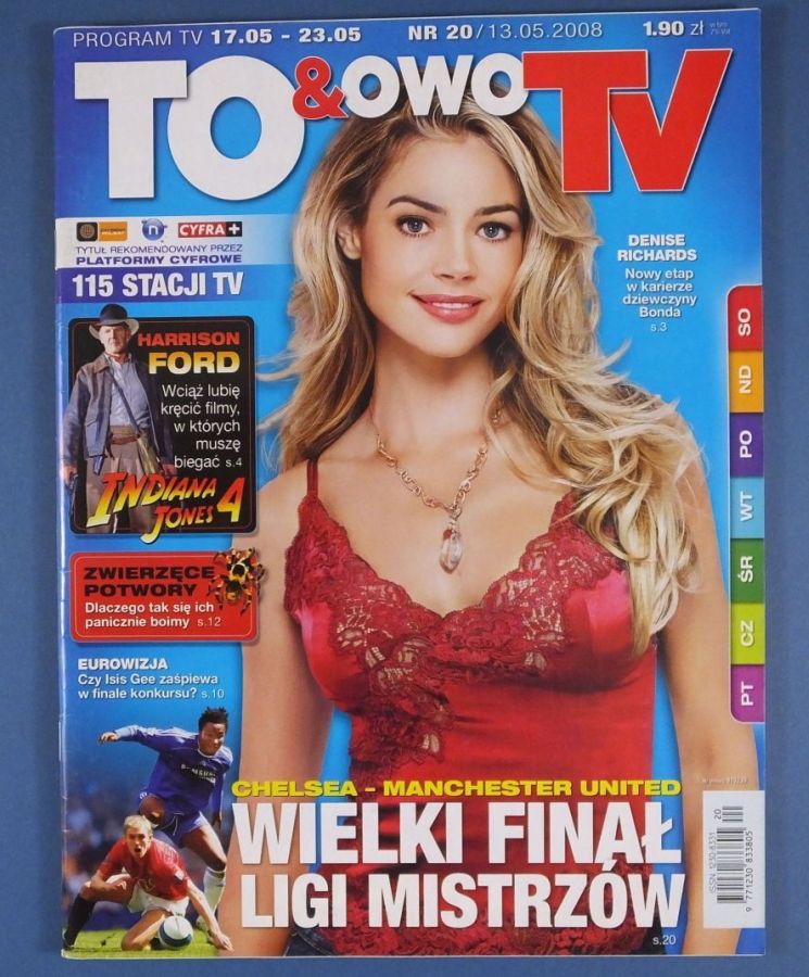 TO AND OWO TV magazine side cover Issue 20 17 May 2008